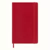 Caderno Moleskine Classic Large A5 quadriculado escarlate capa mole 192 páginas