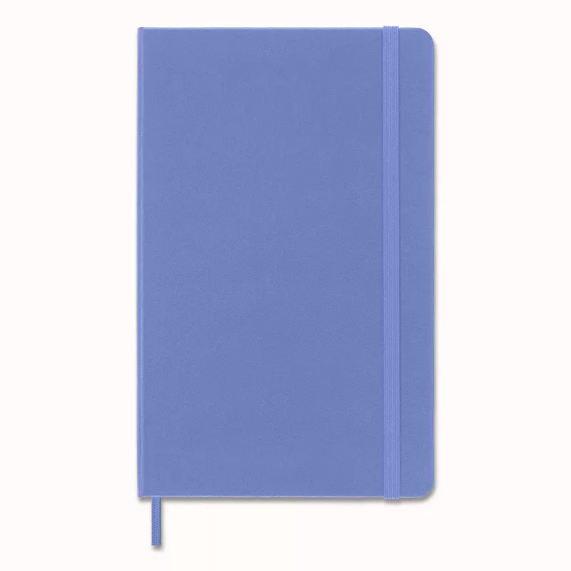 Moleskine Classic Caderno Capa Dura A5 Pautado Hydrangea Blue 240 Páginas