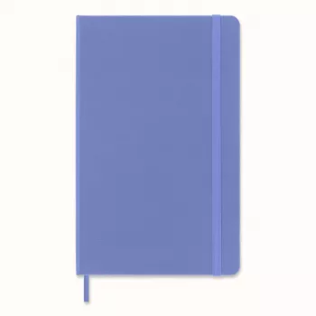 Moleskine Classic Caderno Capa Dura Grande A5 Liso Hydrangea Blue