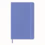 Moleskine Classic Caderno Capa Dura Grande A5 Liso Hydrangea Blue