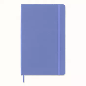 Moleskine Classic Caderno Capa Dura Grande A5 Liso Hydrangea Blue