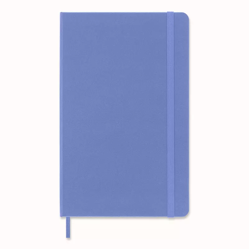Moleskine Classic Caderno Capa Dura Grande A5 Liso Hydrangea Blue