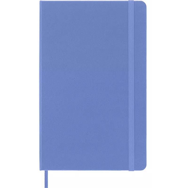 Moleskine Classic Caderno Capa Dura Grande A5 Liso Hydrangea Blue