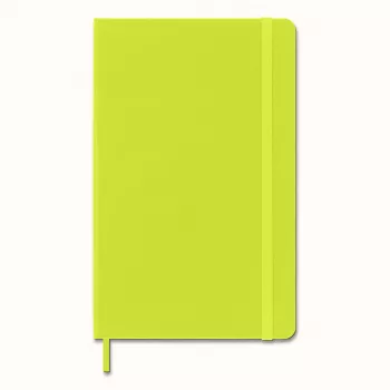 Moleskine Classic Caderno, capa dura, A5, pautado, Myrtle Green, 240 páginas