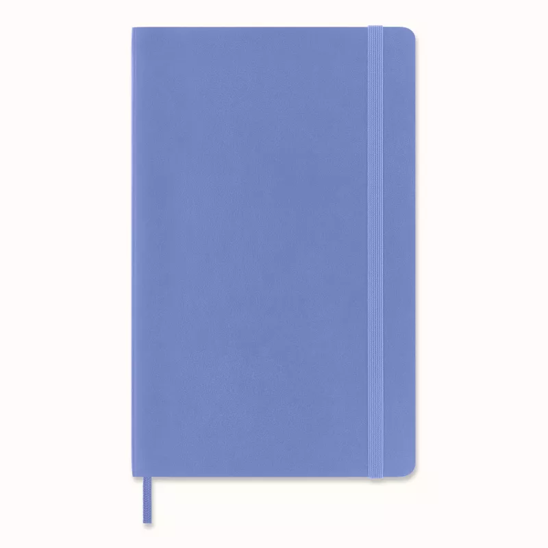 Moleskine Classic Caderno Large A5 pautado Hydrangea Blue capa flexível