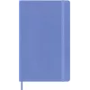 Moleskine Classic Caderno Large A5 pautado Hydrangea Blue capa flexível