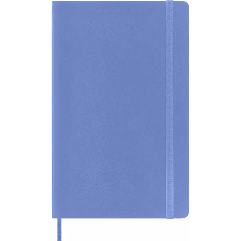 Moleskine Classic Caderno Large A5 pautado Hydrangea Blue capa flexível