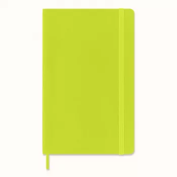 Moleskine Classic Caderno Grande Pautado Myrtle Green Capa Flexível A5