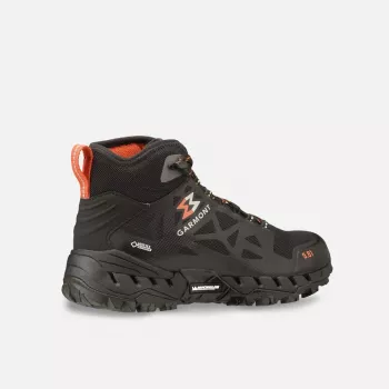 Sapatos de caminhada para mulher Garmont preto/vermelho