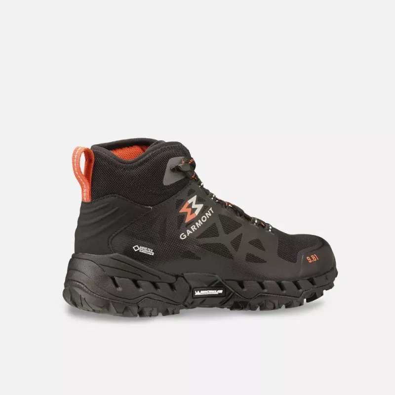 Sapatos de caminhada para mulher Garmont preto/vermelho
