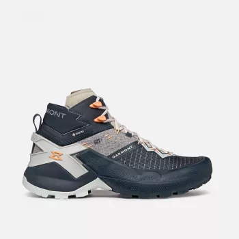 Botas de caminhada Garmont 9.81 Onyx Mid GTX para mulher - Nights Blue/Lunar Grey, EU 37,5