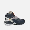 Sapatos de caminhada Garmont 9.81 Onyx Mid GTX para mulher - Nights Blue/Lunar Grey