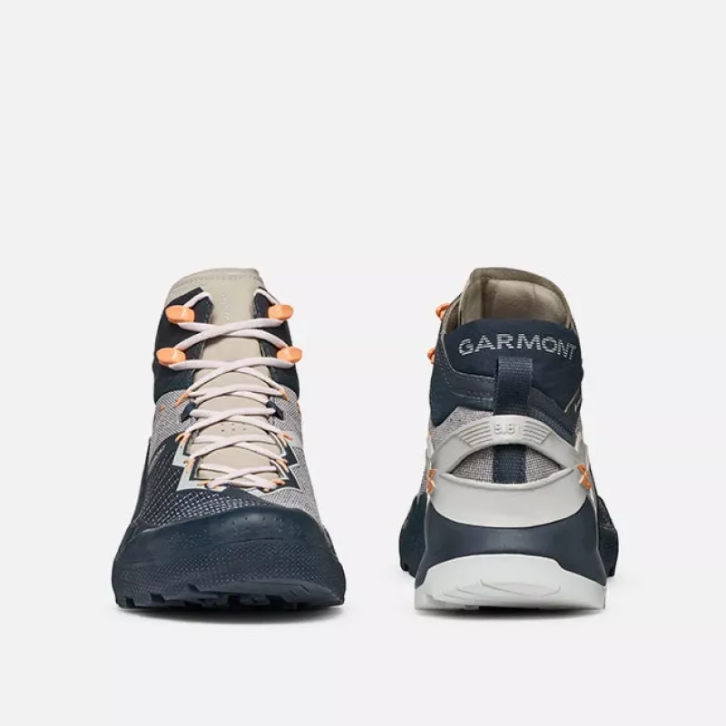 Botas de caminhada Garmont 9.81 Onyx Mid GTX para mulher - Nights Blue/Lunar Grey (EU 40)