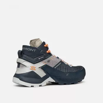 Sapatos de caminhada Garmont 9.81 Onyx Mid GTX para mulher - Nights Blue/Lunar Grey