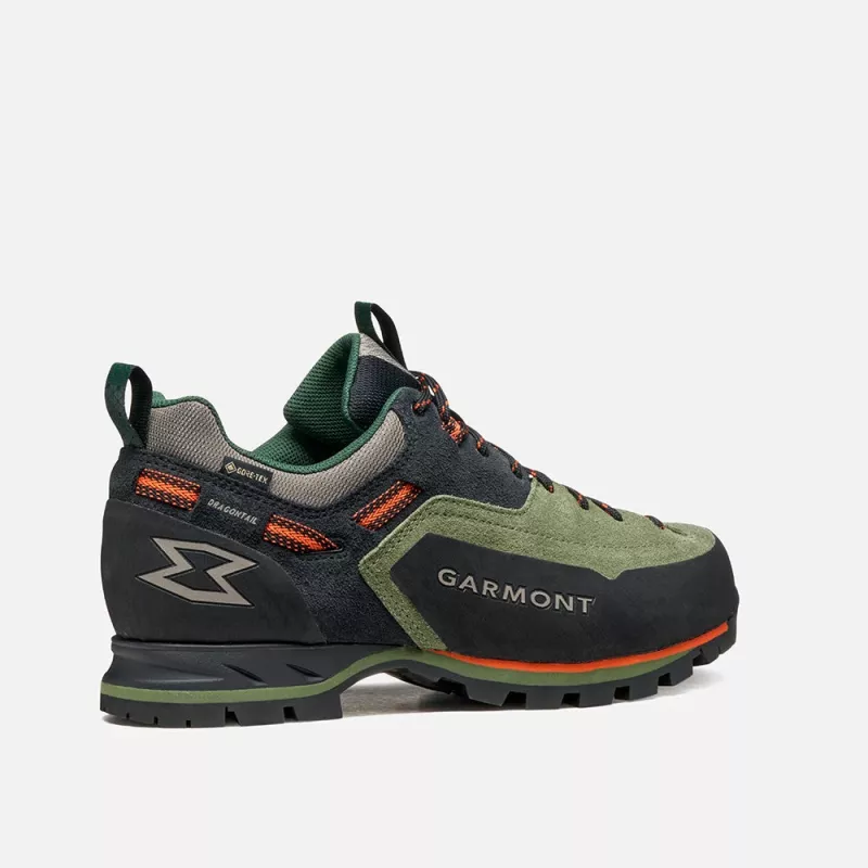 Sapatos de aproximação Garmont Dragontail Mnt Evo GTX - Black/Olivine Green - Tamanho 46 EU