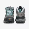 Sapatos de caminhada Scarpa Moraine Mid GTX para mulher, GORE-TEX, parte superior em nubuck e mesh, sola PRESA HIK-04, Arctic, EU 37