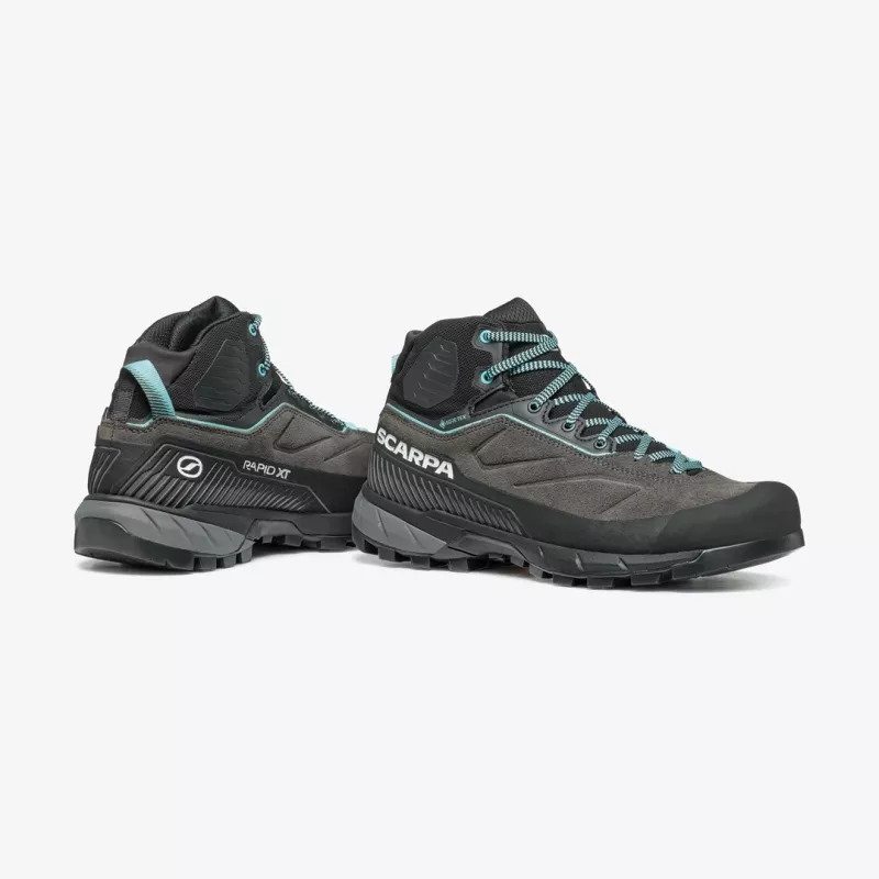 SCARPA Rapid XT Mid para mulher Shark Aqua