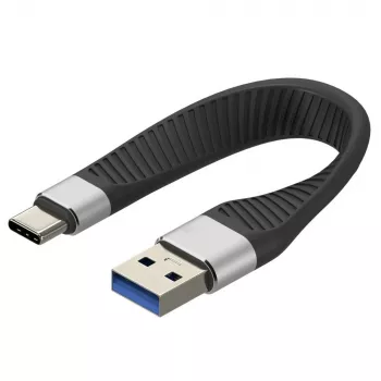TECHLY Cabo USB 3.0 USB-A para USB-C 3.2 Gen2 15W M/M 12cm FPC