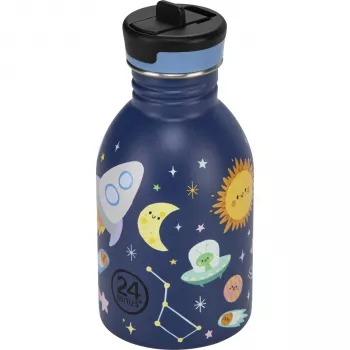 Garrafa infantil 24Bottles Space Friends, 250 ml