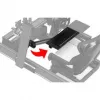Bandeja para teclado SABELT SIM RACING, suporte de teclado ajustável - preto