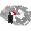 Bandeja para teclado SABELT SIM RACING, suporte de teclado ajustável - preto