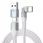 STATIK PowerPivot Pro Cabo USB-C Rotativo 2-em-1 Branco 2m