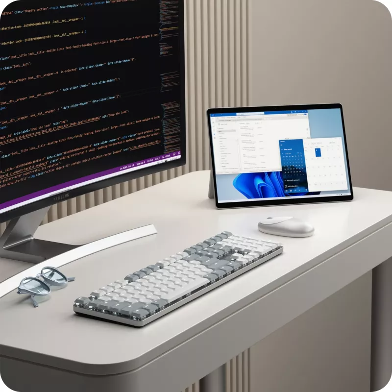 Satechi SM3 Teclado Mecânico Fino com Retroiluminação Bluetooth - Space Gray