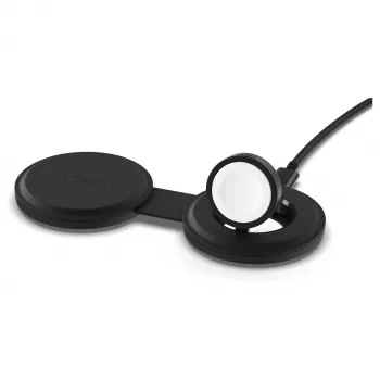 Satechi OntheGo Carregador Sem Fios 2-em-1 com Qi2, Preto, 15W, ST-QTG21K