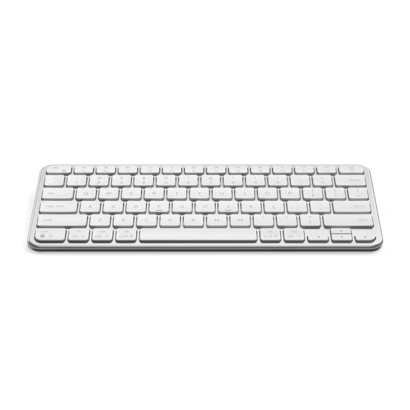Satechi Slim EX1 Teclado Bluetooth para três dispositivos com comutação de modo Mac/Windows (Prateado)