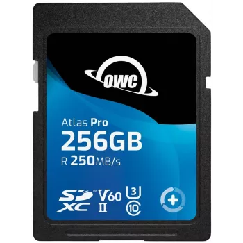 Cartão de memória OWC Atlas Pro 256GB SDXC UHS-II V60 - SD de capacidade estendida (SDXC)