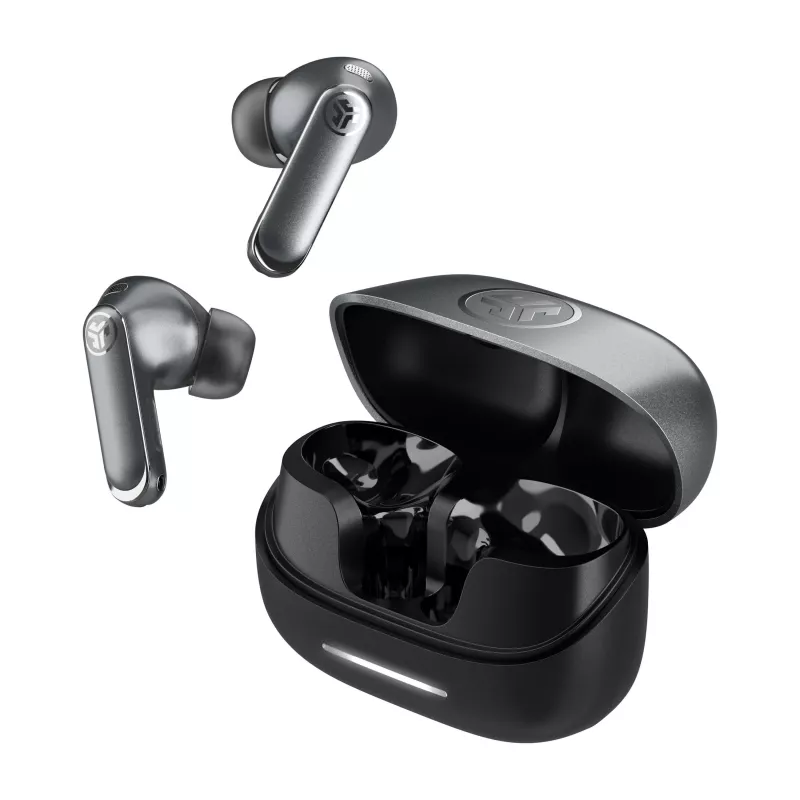 Auscultadores True Wireless JLab Epic Pods ANC com cancelamento ativo de ruído híbrido, Bluetooth 5.3, IP55, 50h de autonomia, preto