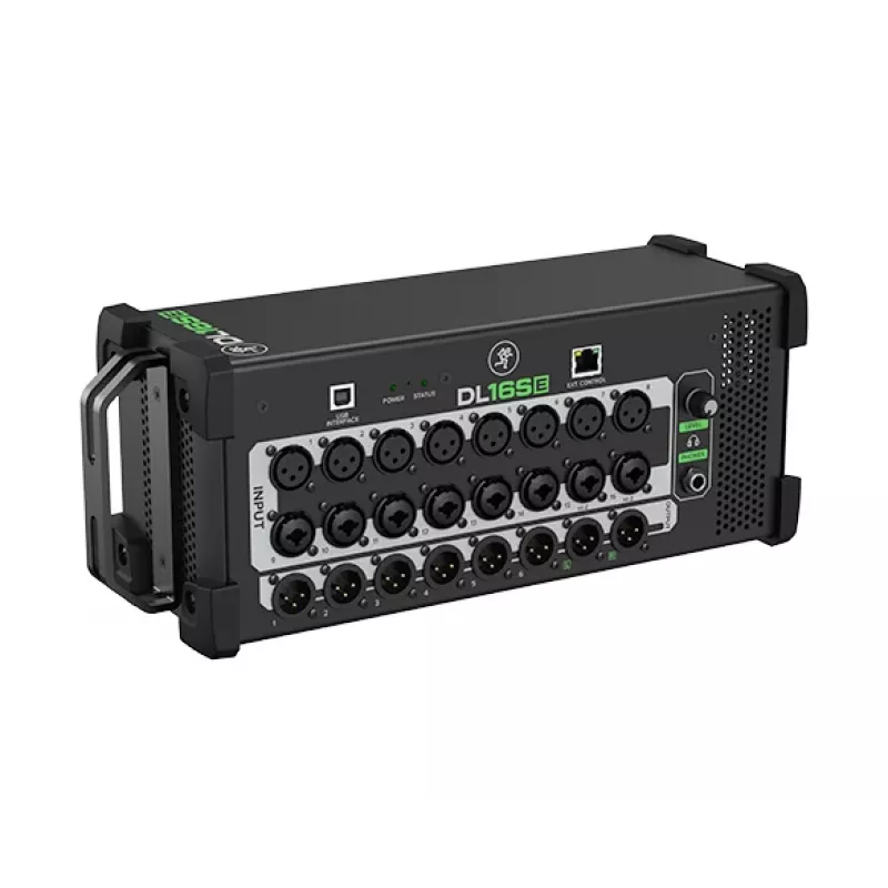 Misturadora digital de rack MACKIE DL16SE de 16 canais com pré-amplificadores Onyx+ e controlo Wi-Fi