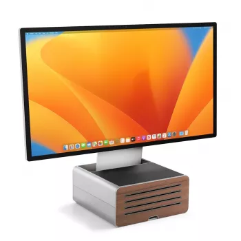 Twelve South HiRise Pro Suporte para Monitor com Armazenamento para iMac / Studio Display, Prateado