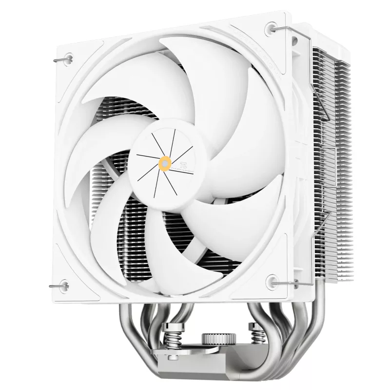 Arrefecedor de CPU a Ar Thermalright Assassin X 120 R Digital White, Ventoinha PWM de 120mm, ARGB, 180W TDP