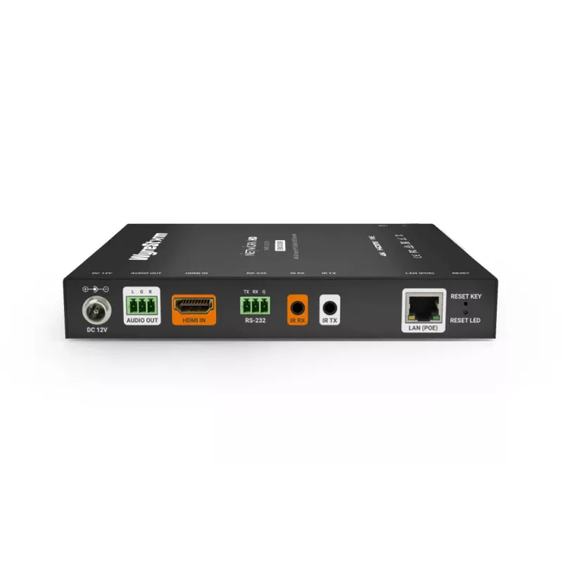 Wyrestorm NHD-120-TX Encoder / Transmissor AV over IP, 1 canal, 4K UHD, H.264, H.265, AAC, LPCM, PoE