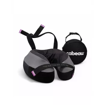Cabeau The Neck's Evolution S3 Almofada de viagem para o pescoço Preto/Cinzento