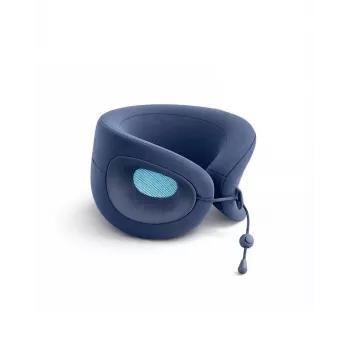 Cabeau Evolution X Almofada de viagem para o pescoço - Sapphire Dark Blue/Light Blue