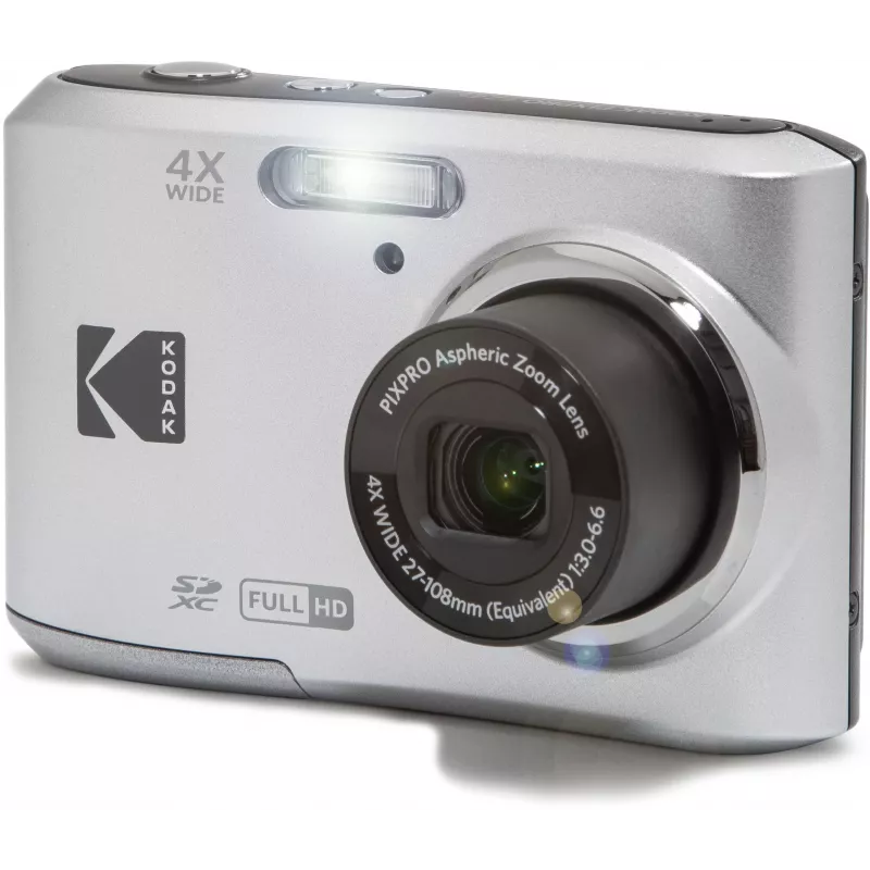 Kodak FZ45 prateado máquina fotográfica compacta