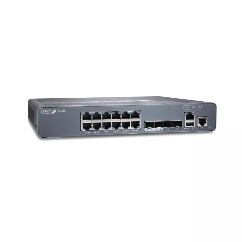 Switch Juniper EX Series EX4000-12T - L3 gerido - 12 portas Gigabit PoE+