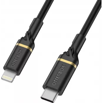Cabo OtterBox USB-C para Lightning 1m Black Shimmer MFi Certified 60W PD