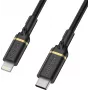 Cabo OtterBox USB-C para Lightning 1m Black Shimmer MFi Certified 60W PD