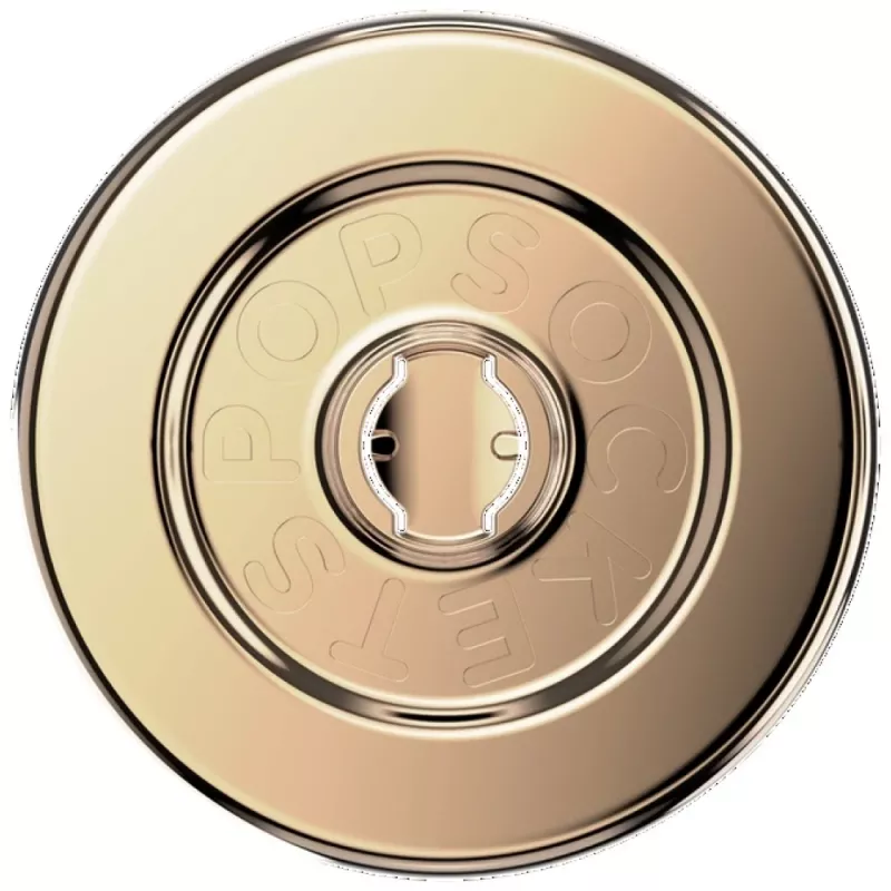 Popsockets Round Radial Gold Aluminum MagSafe Aderência e Suporte para Telefone Dourado 807259