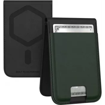 Urban Armor Gear UAG Metropolis Carteira Magnética com função de suporte | Pele vegana