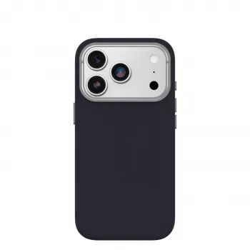 OtterBox Symmetry Cactus Leather Camera Control para iPhone 17 Pro azul