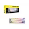 CORSAIR CLIPPER PRO MINI 60 teclado gaming Hall Effect branco