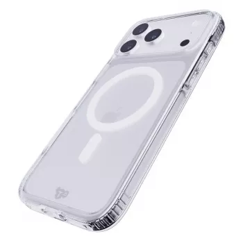Capa Tech21 EvoClear MagSafe para iPhone 17 Pro Max transparente, proteção contra quedas de 3,6m