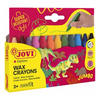Jovi Lápis de cera Jumbo sortidos pack de 12
