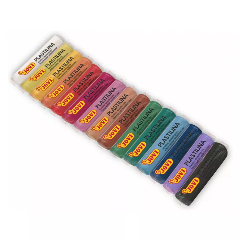JOVI Plastilina Massa de modelar cores sortidas 15 cores 15 g cada