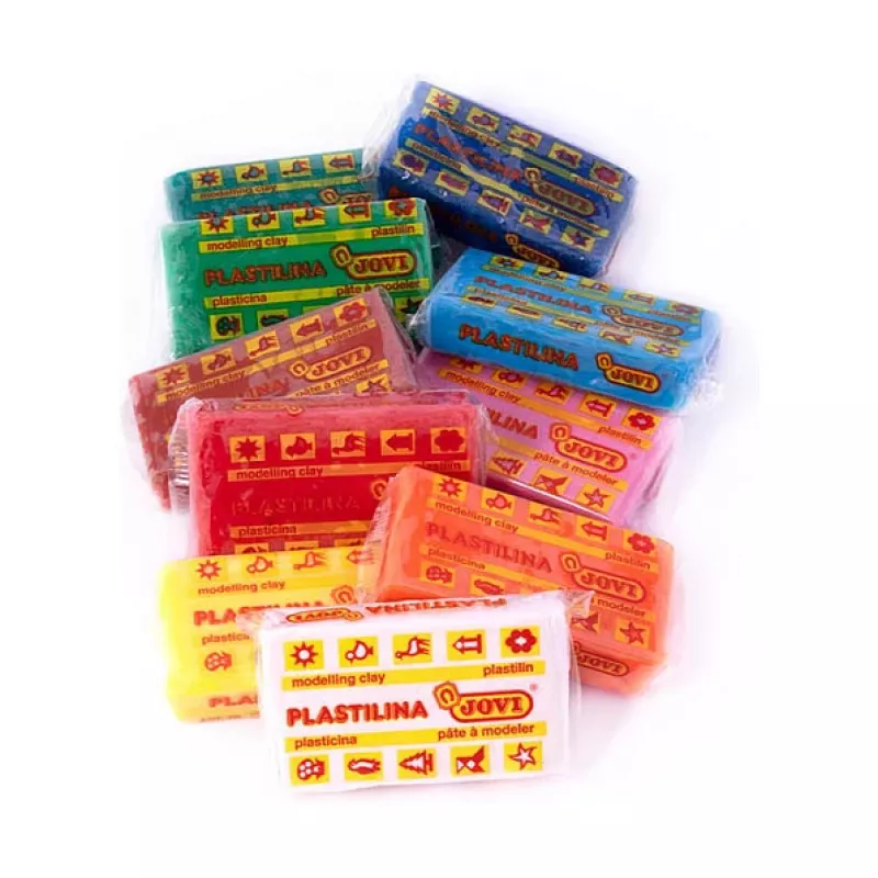 JOVI Plastilina Massa de modelar 10 cores sortidas x 50 g