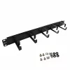 Painel frontal Televes UKO5R 19 polegadas 1U com 5 passagens de cabos, Cinzento claro
